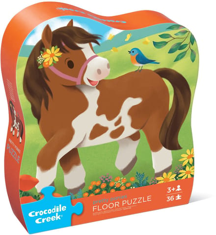 Crocodile Creek Vloerpuzzel Pretty Ponies - 36 stukjes