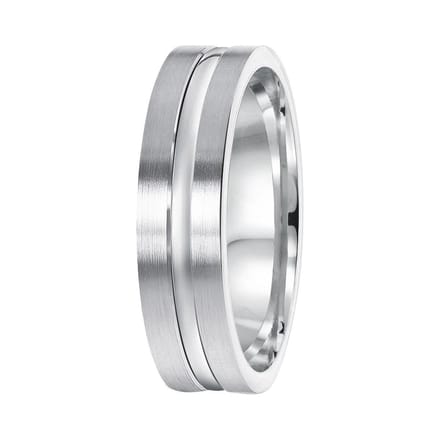 Lucardi Heren Vriendschapsring Chios - Ring - Vaderdag Cadeautje - Echt Zilver - Zilverkleurig