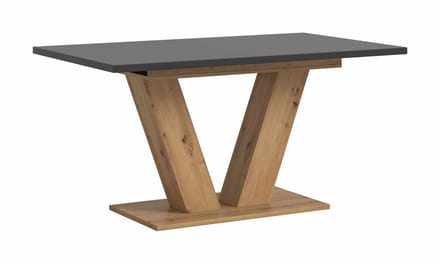 Motion eettafel V uitschuifbaar Artisan NB grijs NB - 90x150x76cm