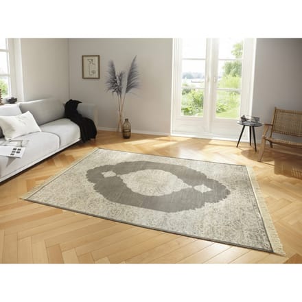Nouristan Vloerkleed 140 cm x 200 cm Aminah Hamun Bruin - Beige