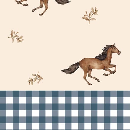 Tegellijm behang Dekornik Horses