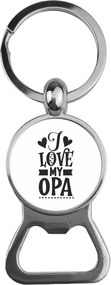 Bieropener Glas - I Love My Opa