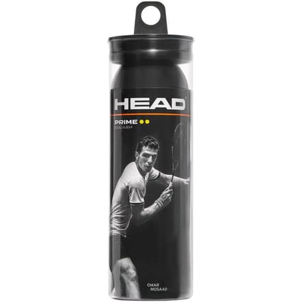 Head Racket Prime Dyd Squashballen Zwart 3 Balls