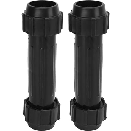 Kajak peddel connector 2 stuks plastic roeiriemen schacht connectoren voor opblaasbare boot stand-up peddel gray