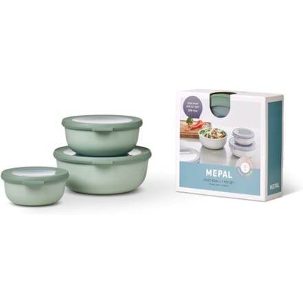Mepal - Multikom Cirqula vershouddoos set - 350 + 750 + 1250 ml - Rond - Nordic sage