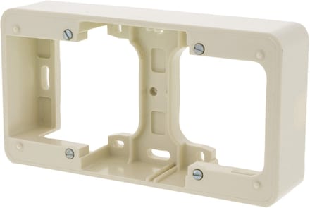 Peha Standard opbouwraam - inbouw - 2-voudig - crÃ¨me