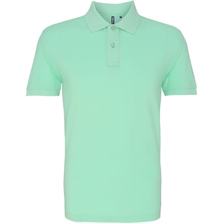 Asquith & Fox Heren Poloshirt met korte mouwen (Munt)