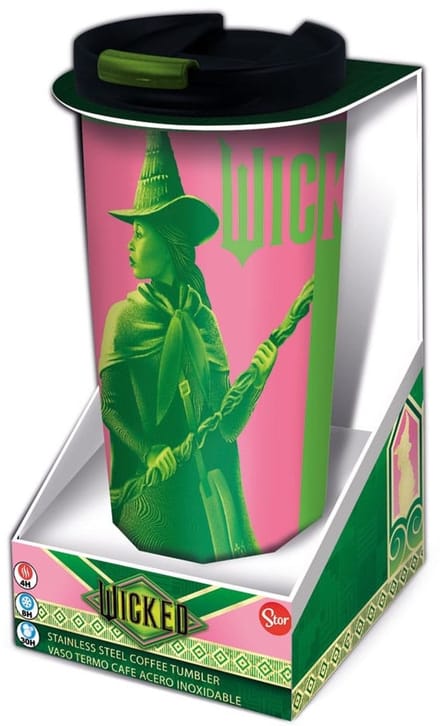 Stor Wicked Stainless Steel travel tumbler Elphaba & Glinda Kitchen- and Tableware