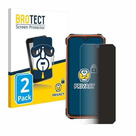 BROTECT - privacy screenprotector voor Blackview BV9200 - Folie Beschermfolie Blauwlichtfilter 2 Stuks