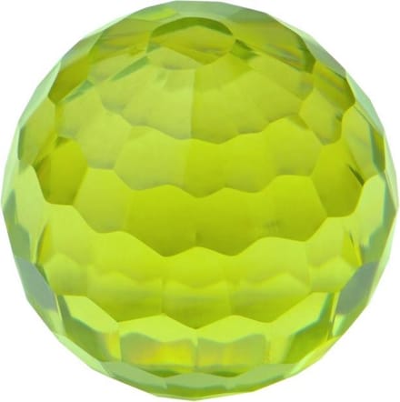 Quiges Verwisselbare Ring Steen Geslepen Bolletje 12mm - Groen - E12RHDC007