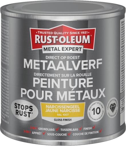 Rust-Oleum Metal Expert Direct Op Roest Metaal Verf 250ml - RAL 1007