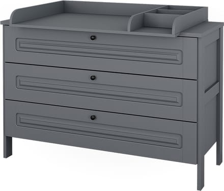 Vitalispa Ajaton Luiertafel – 133 x 98.4 cm met 3 lades Grijs