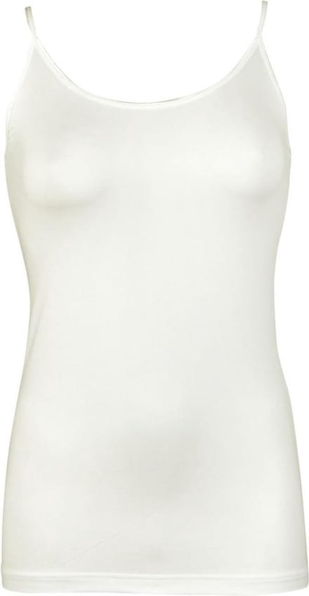 RJ Pure Color Dames Spaghetti Top Ivoor M