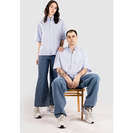Another Cotton Lab Everyday Shirt blauw