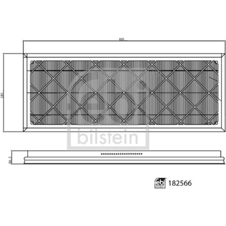 Filterset, interieurfilter FEBI BILSTEIN 182566
