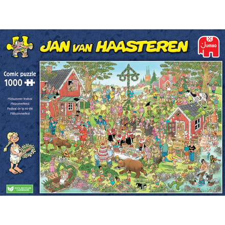 Jan van Haasteren - Midzomerfeest - 1000 stukjes puzzel - Legpuzzel