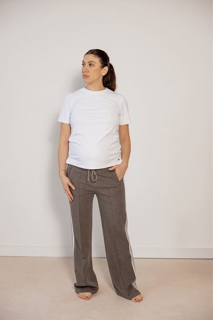 Loungewear Broek van Ambika / Trainingsbroek Simone / Grijs kleur / maat M/L