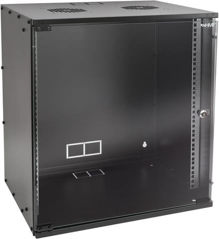 19 Inch Netwerkkast Serverkast Wandmontage 12 HE Diepte 400 mm Zwart