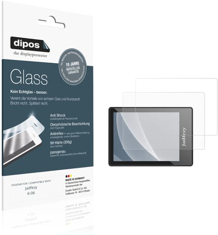 dipos – 2x Matte Pantserfolie geschikt voor Jadfezy K-06 | 9H Screenprotector