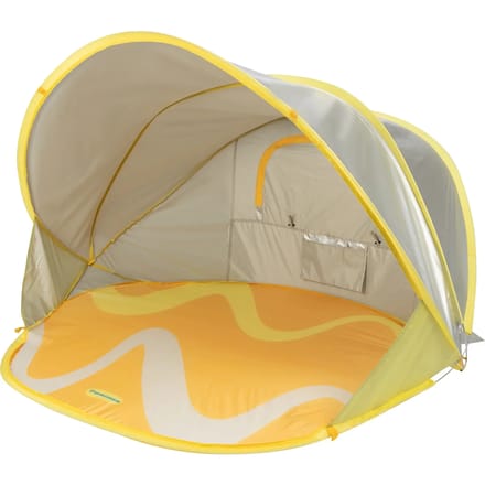 Waimea Pop-Up Strandtent - Geel - 130 x 130 x 100 cm - UPF50+ - Reflecterend