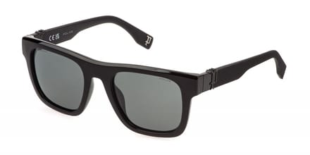 Police BEYOND LITE 7 SPLQ79E BLACK/GREEN GREY POLARIZED 53/21/145 Unisex Zonnebrillen