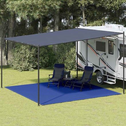vidaXL - Tenttapijt - 400x400 - cm - HDPE - blauw