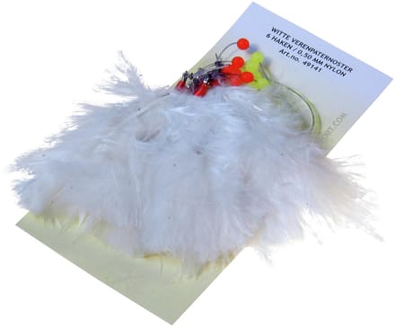 Albatros Witte Verenpaternoster - Maat 1/0 - 135 cm