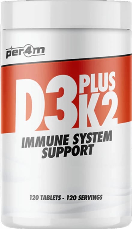 Per4m - D3 plus K2 - Immune system support - Vitamine D - Vitamine D3 - Vitamine D3 K2 - Vitamine K - Vitamine K2