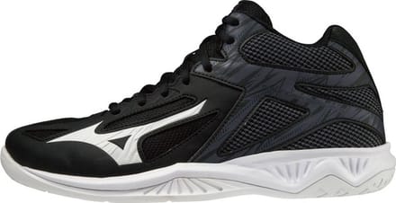 Mizuno indoorschoenen model Thunderblade 3 Mid - Zwart/Wit - Maat 47