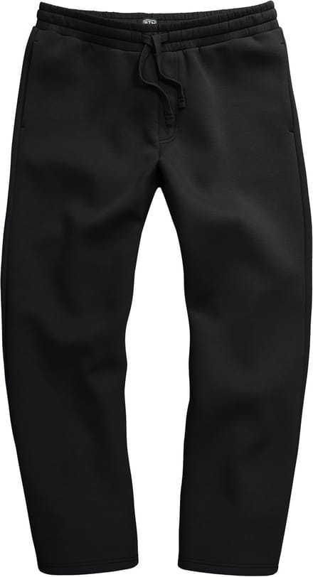 STHUGE - Heren - Sweatpants elastische tailleband baggy fit - Zwart - Maat L