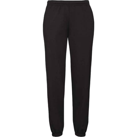Fruit Of Loom Heren Klassieke 80/20 Elastische Joggingbroek (Zwart)