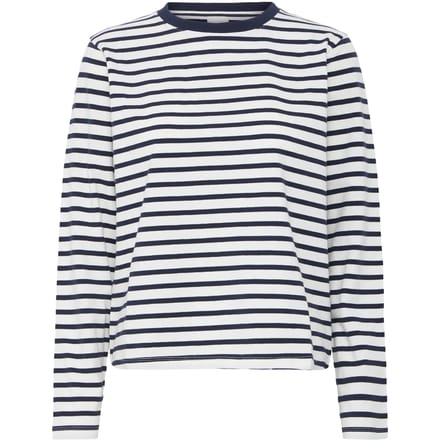 Ichi IHMIRA LOOSE LS4 Dames Trui - TOTAL ECLIPSE / CLOUD DANCER
