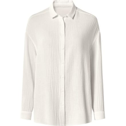 ESMARA Dames mousseline blouse (wit, S (36/38))