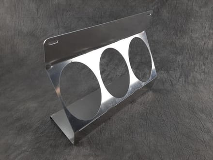 Fleshouder 3x90mm Aluminium