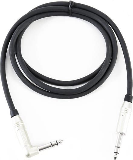 MUSIC STORE Stereo Jack Cable 1.5m 1x angled - Stereo Patchkabel