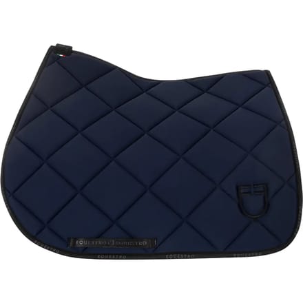 Technisch stoffen springzadeldoek met logo voor paard Equestro