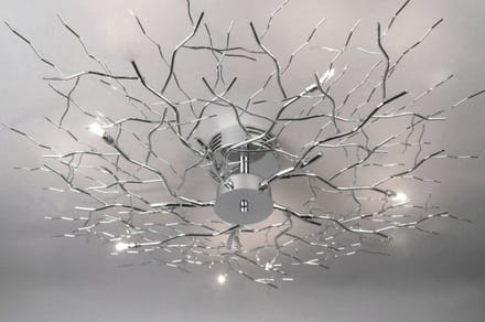 Lumidora Plafondlamp 70464 - Plafonniere - VARANASI - 5 Lichts - G9 - Chroom - Metaal - ⌀ 85 cm