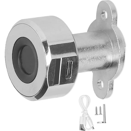 Sleutelloos Mini Vingerafdruk Kastslot USB Oplaadbaar Elektrisch Kastlade Slot gray