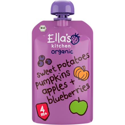 Knijpfruit appel + zoete aardappel 4m+