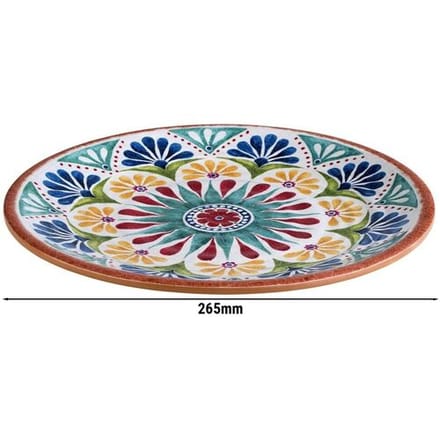 GGM Gastro (6 Stück) Teller - ARABESQUE - Melamin - Ø 265mm