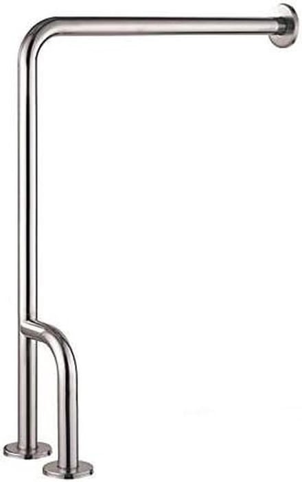 Badkamer Handgreep - Veiligheidsbeugel Douche - Valpreventie Thuis - Antislip RVS - 55x70cm - Zilver