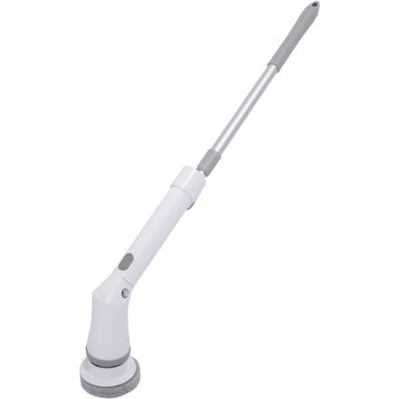 Brosse de Nettoyage Sans Fil Rechargeable Automatique Rotative Extensible Multifonctionnelle Électrique white