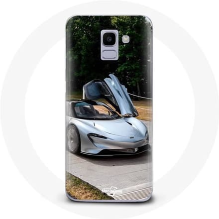 Coque - McLaren - Samsung Galaxy A8 2018 - Formule 1 - Gris - Protection Rigide gris