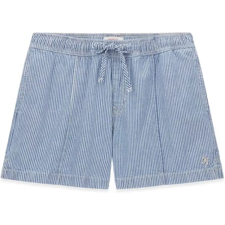 Shorts met elastische boord en trekkoord