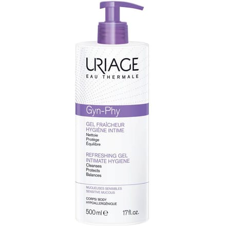 Uriage Gyn-Phy Intimate Hygiene Refreshing Gel 500ml.