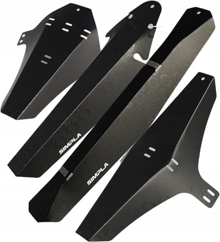 Simpla IQ Serie - Fiets Spatborden Set - MTB Enduro - Flexibele Polypropyleen - Lichtgewicht