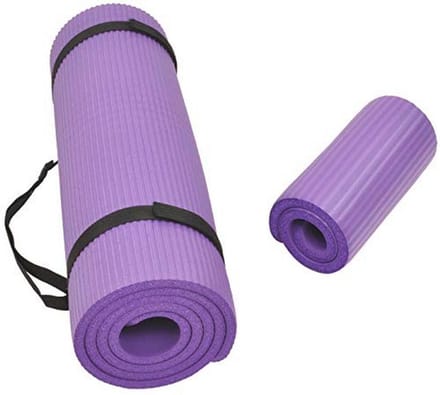 Extra Dikke Multifunctionele Yogamat met Kniebeschermer en Draagriem