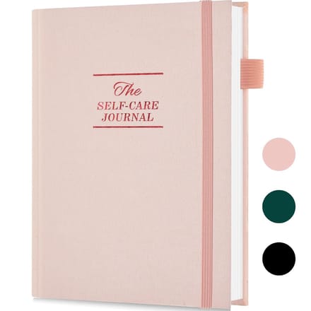 Zelfzorgdagboek A5 met Reflectie en Welzijnstracking – Roze