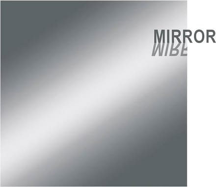 Boston PG-233-MC pickguard material, 2 ply, 30x29cm, mirror chrome