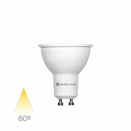 System 3432-N GU10 – Led lamp - 8W 725lm - Wit - Warm Wit Licht 2700K- spot - inbouwspots